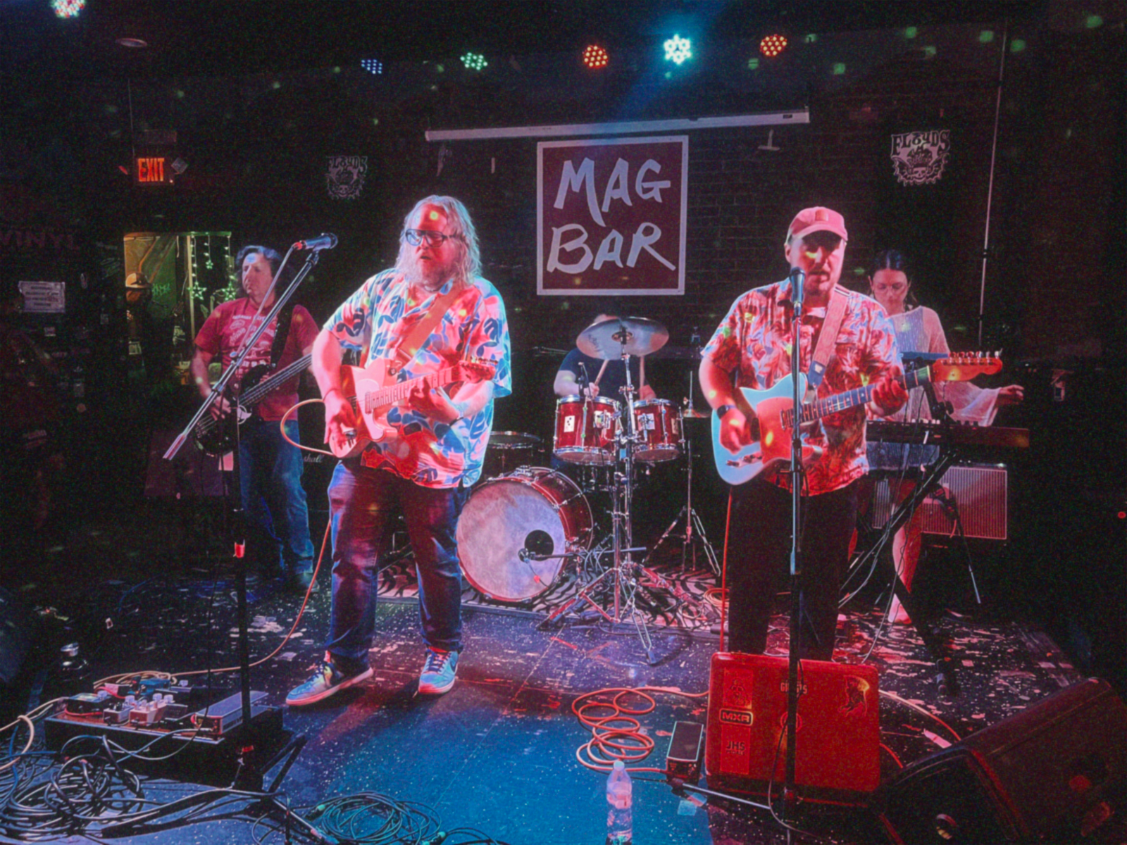 Future Ghosts on stage, mid-show, at Magnolia Bar in Louisville, KY